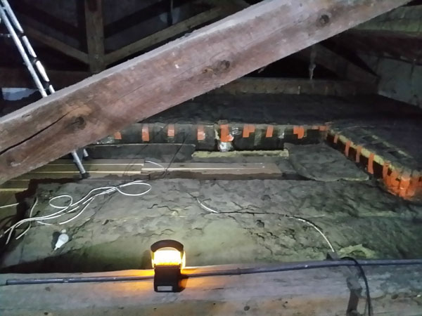 pr�paration lampe trav�e centrale